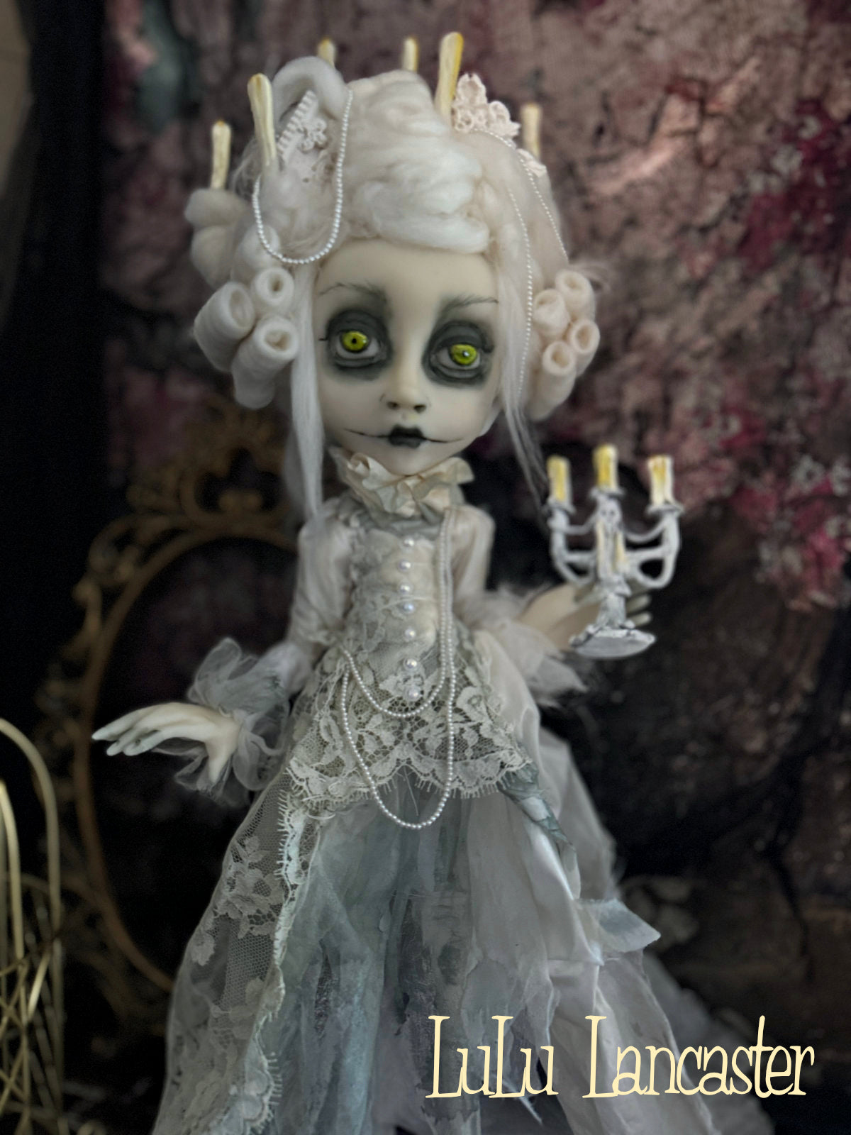 Ghostly Gwendolyn Halloween  ~Original LuLu Lancaster Art Doll