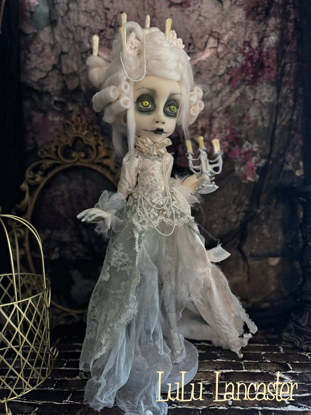 Ghostly Gwendolyn Halloween  ~Original LuLu Lancaster Art Doll