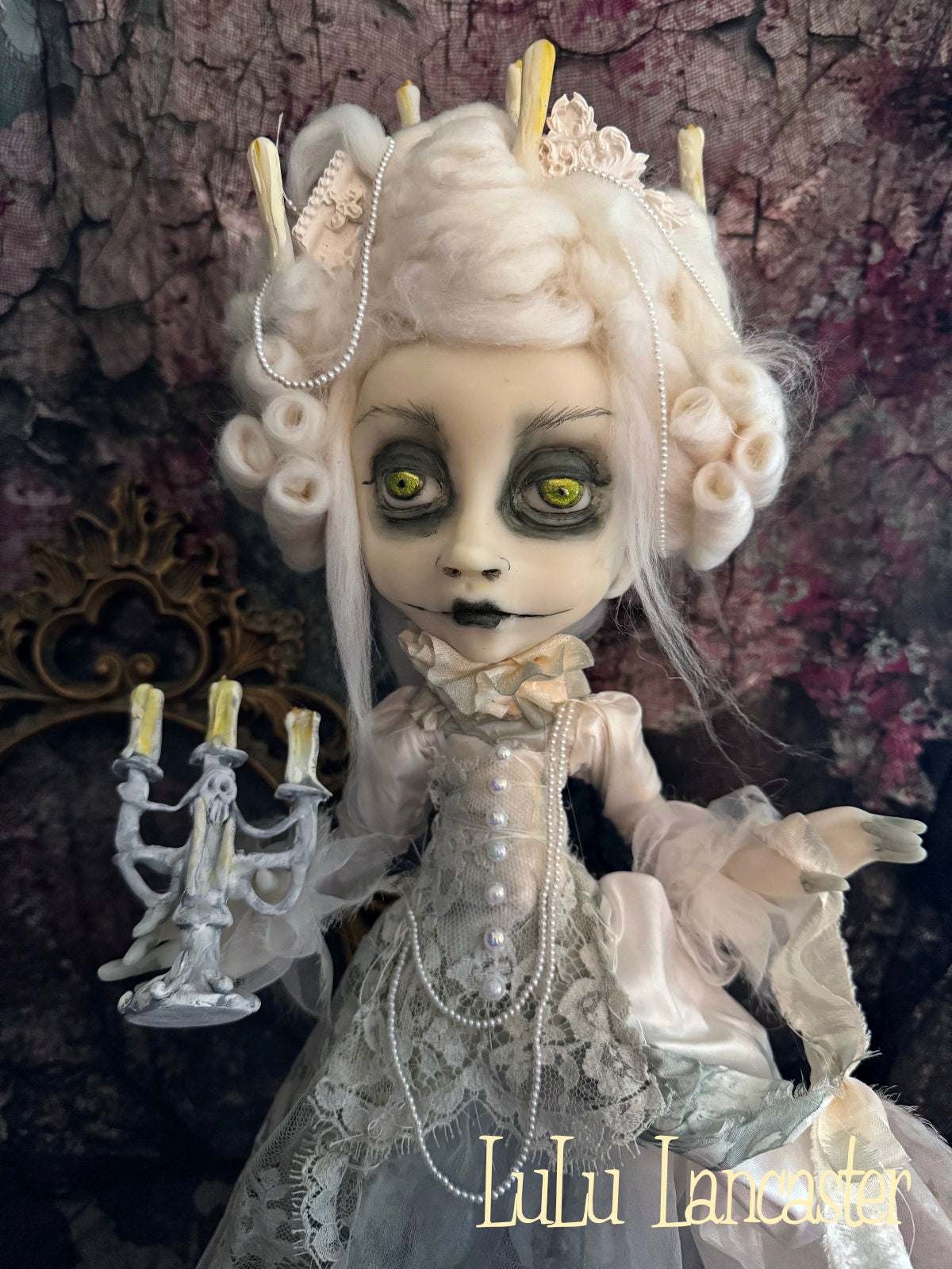 Ghostly Gwendolyn Halloween  ~Original LuLu Lancaster Art Doll