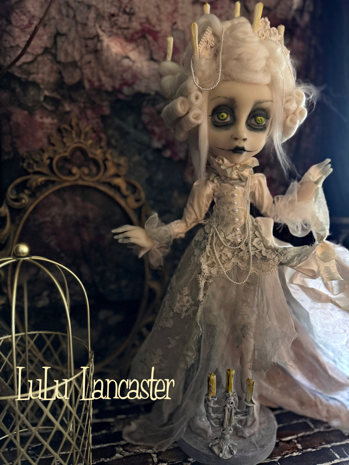 Ghostly Gwendolyn Halloween  ~Original LuLu Lancaster Art Doll