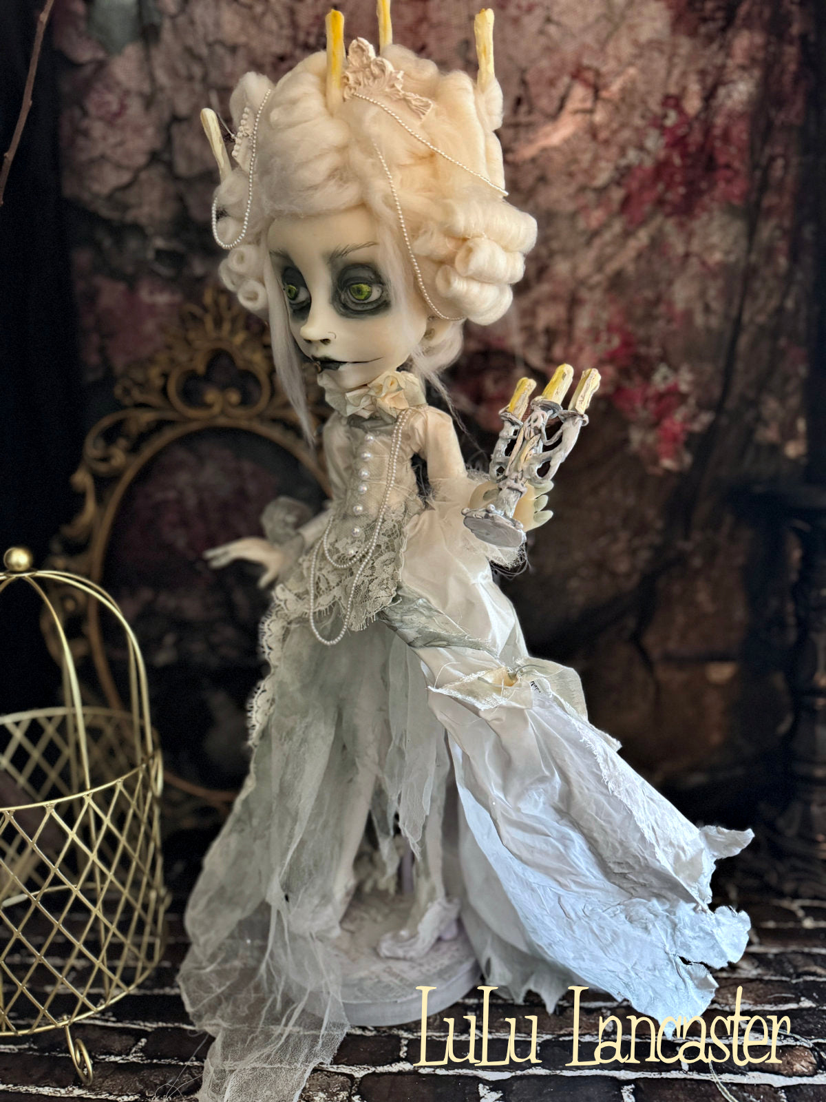 Ghostly Gwendolyn Halloween  ~Original LuLu Lancaster Art Doll