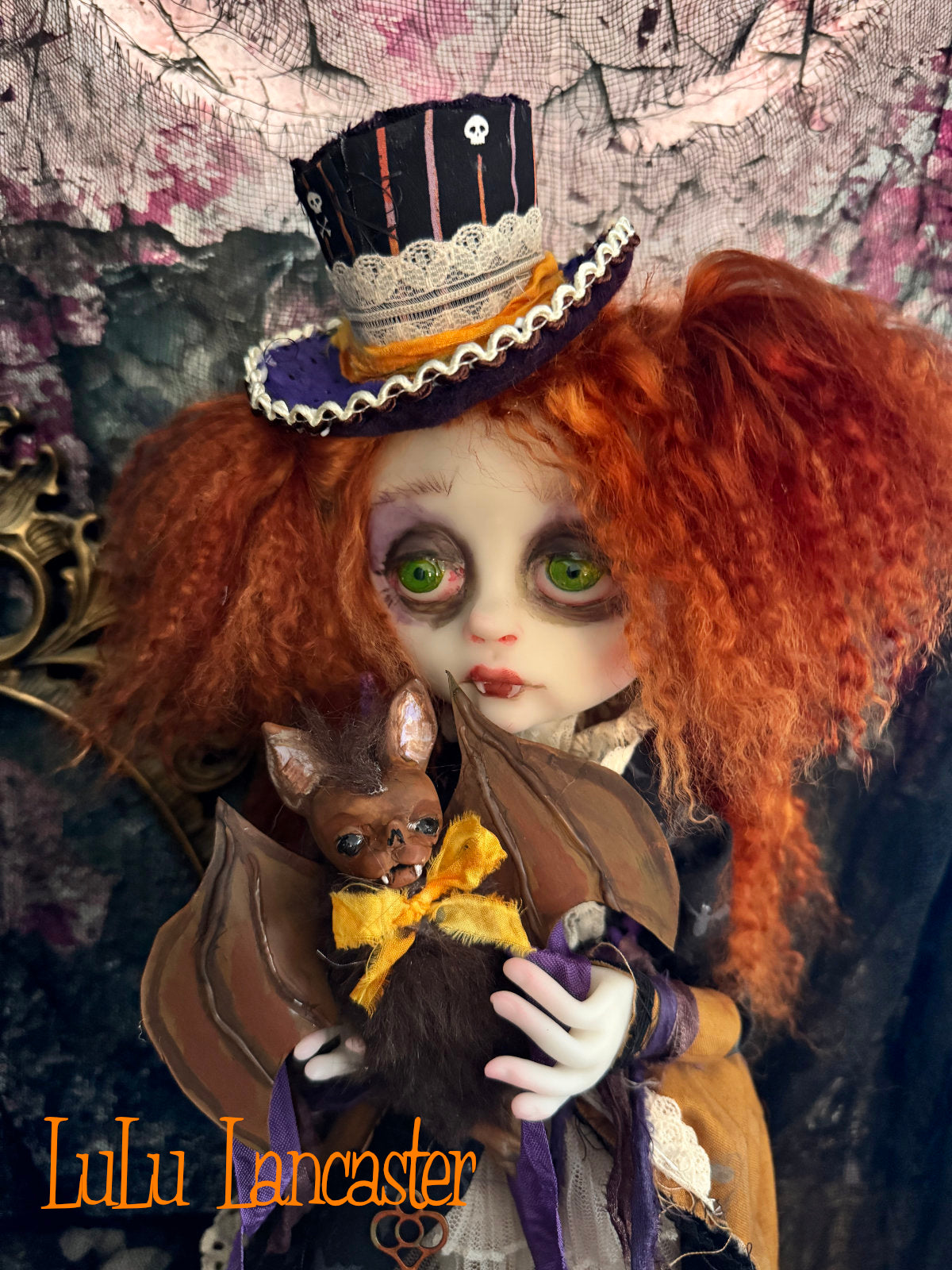 Gilly Grave the Vampire Autumn Halloween  ~Original LuLu Lancaster Art Doll