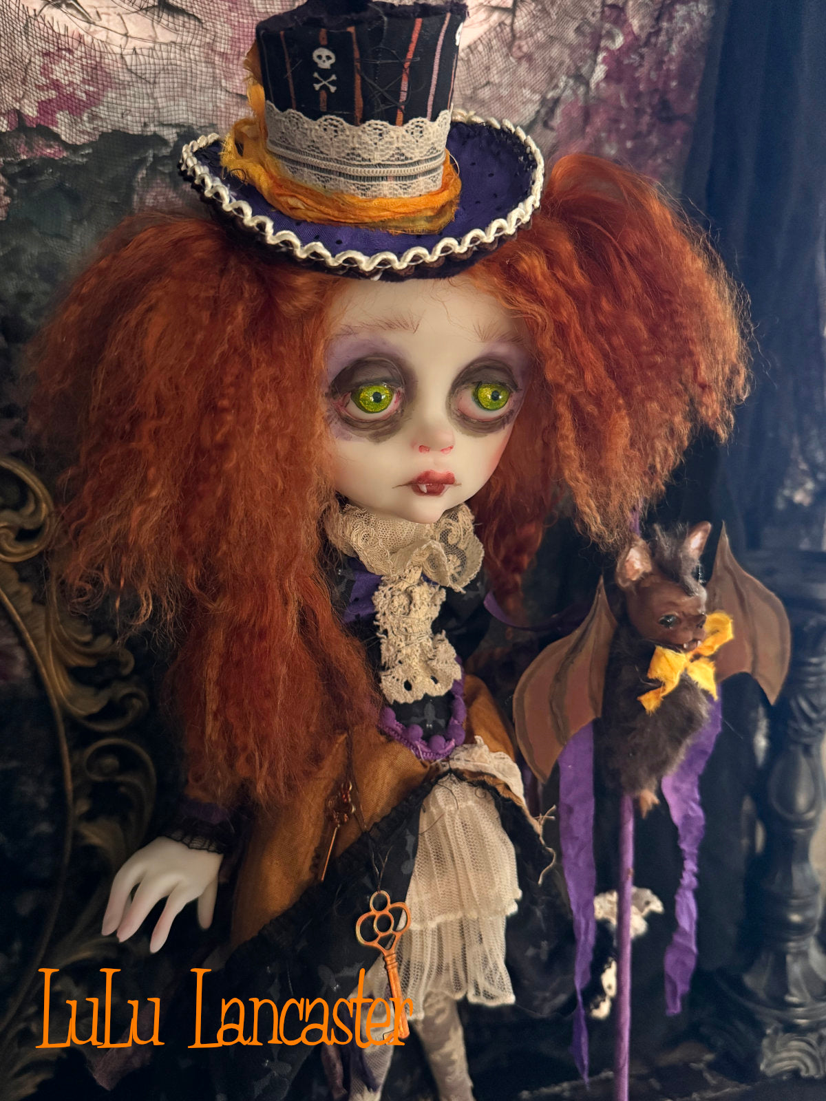 Gilly Grave the Vampire Autumn Halloween  ~Original LuLu Lancaster Art Doll