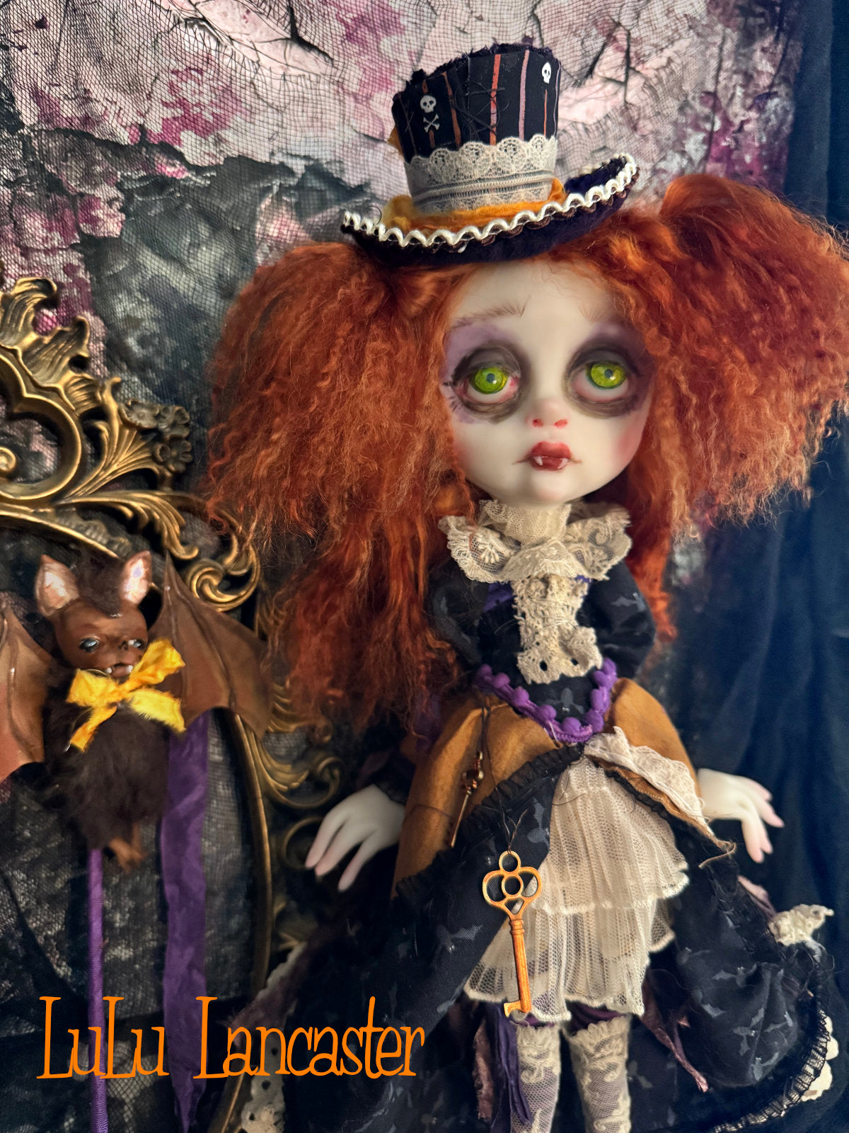 Gilly Grave the Vampire Autumn Halloween  ~Original LuLu Lancaster Art Doll