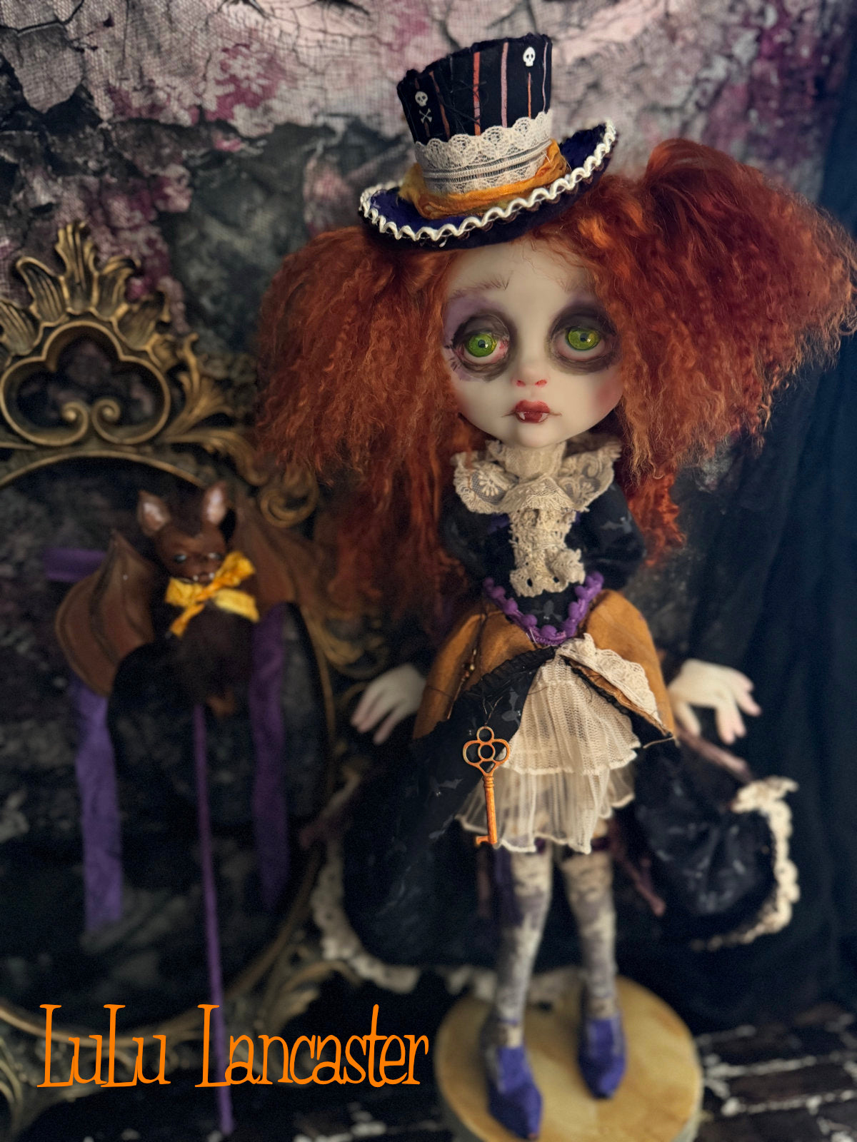 Gilly Grave the Vampire Autumn Halloween  ~Original LuLu Lancaster Art Doll
