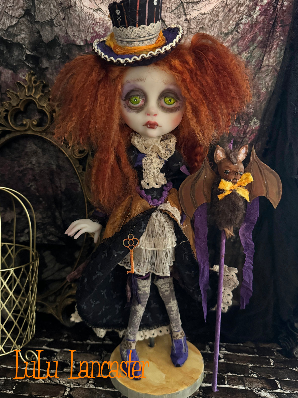 Gilly Grave the Vampire Autumn Halloween  ~Original LuLu Lancaster Art Doll