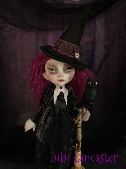 Gollie the mini witch Original LuLu Lancaster Art Doll