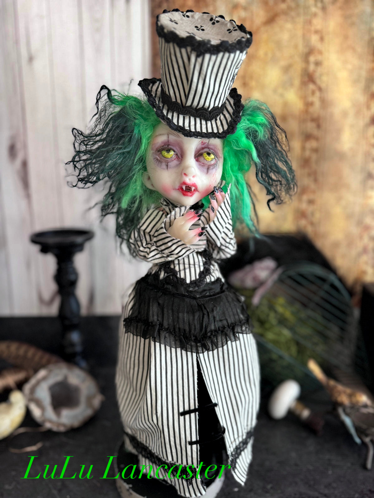 Gracie the Vampire Original LuLu Lancaster Art Doll
