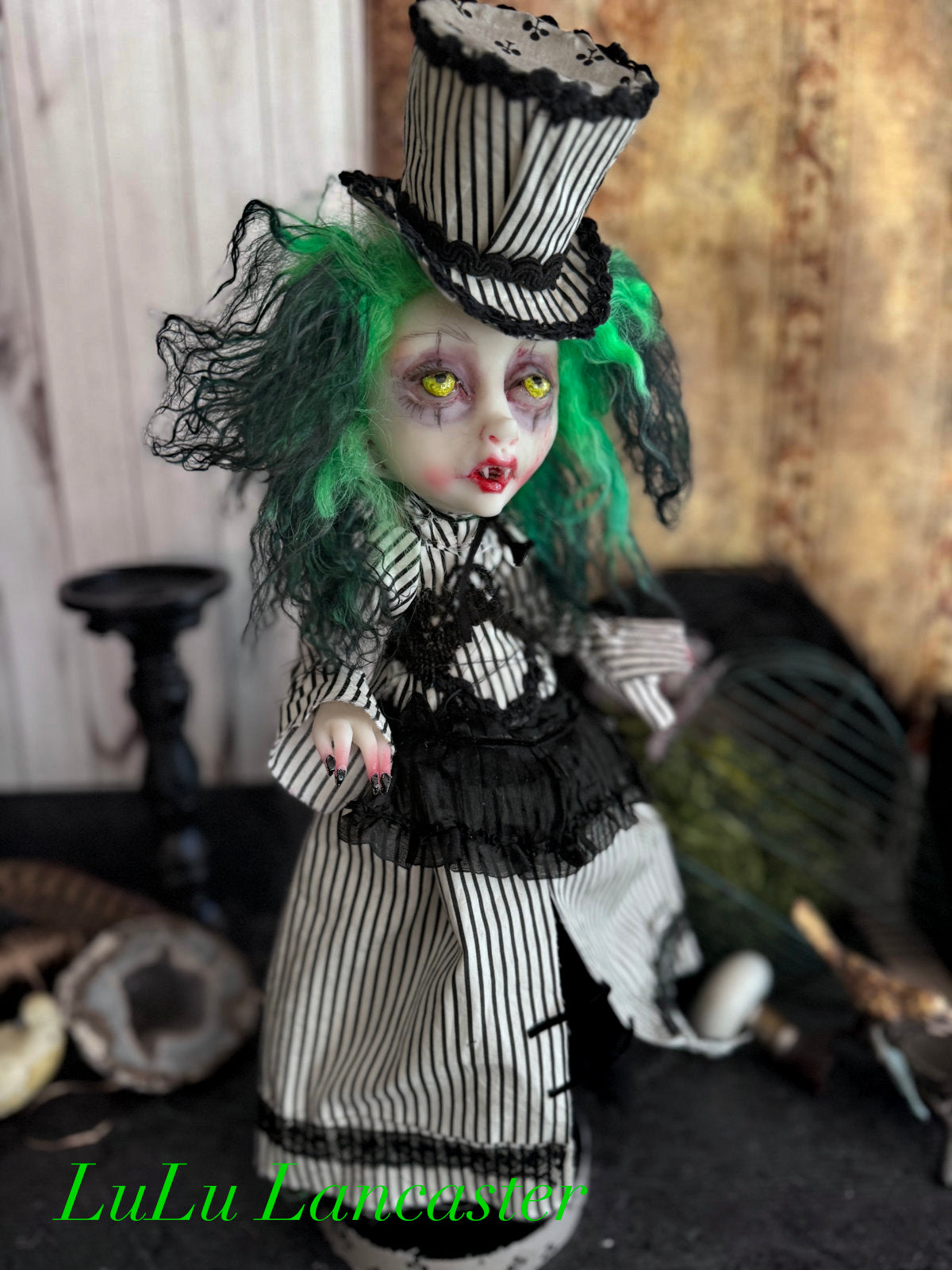 Gracie the Vampire Original LuLu Lancaster Art Doll