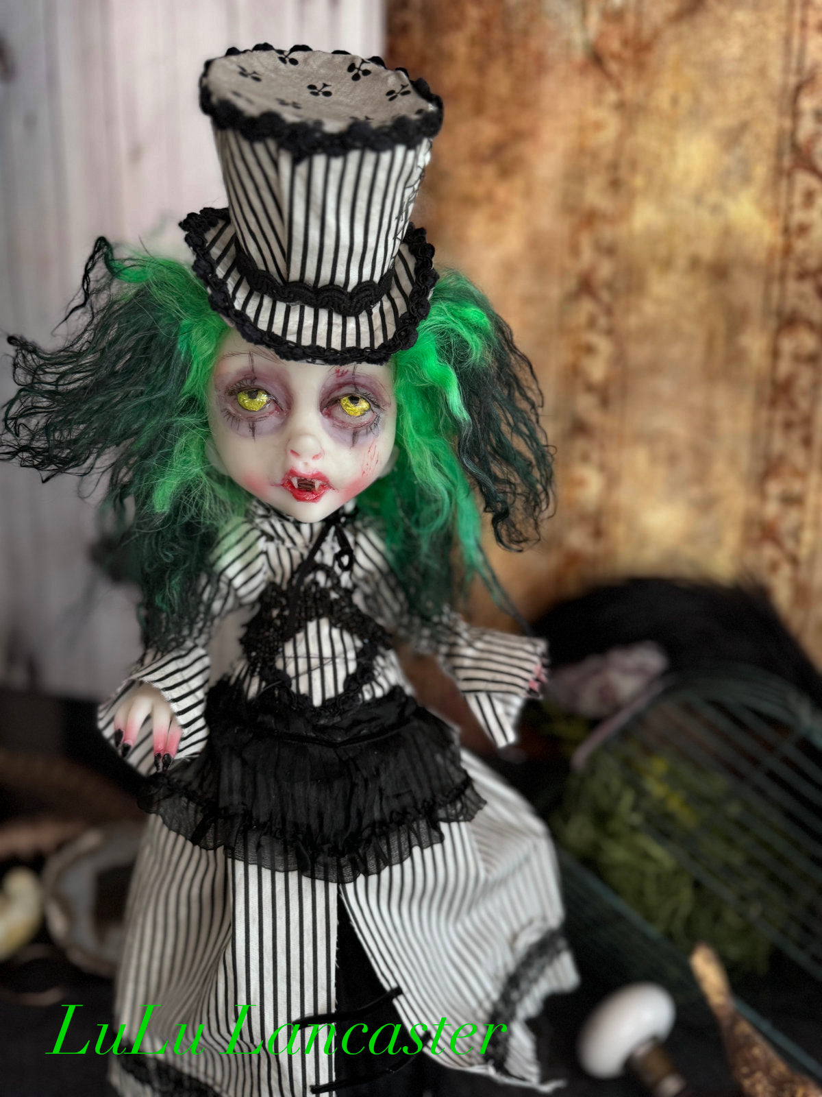 Gracie the Vampire Original LuLu Lancaster Art Doll