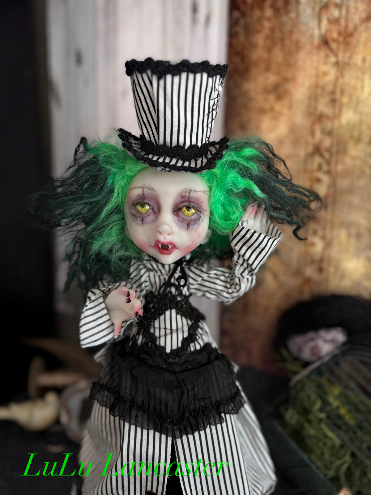 Gracie the Vampire Original LuLu Lancaster Art Doll