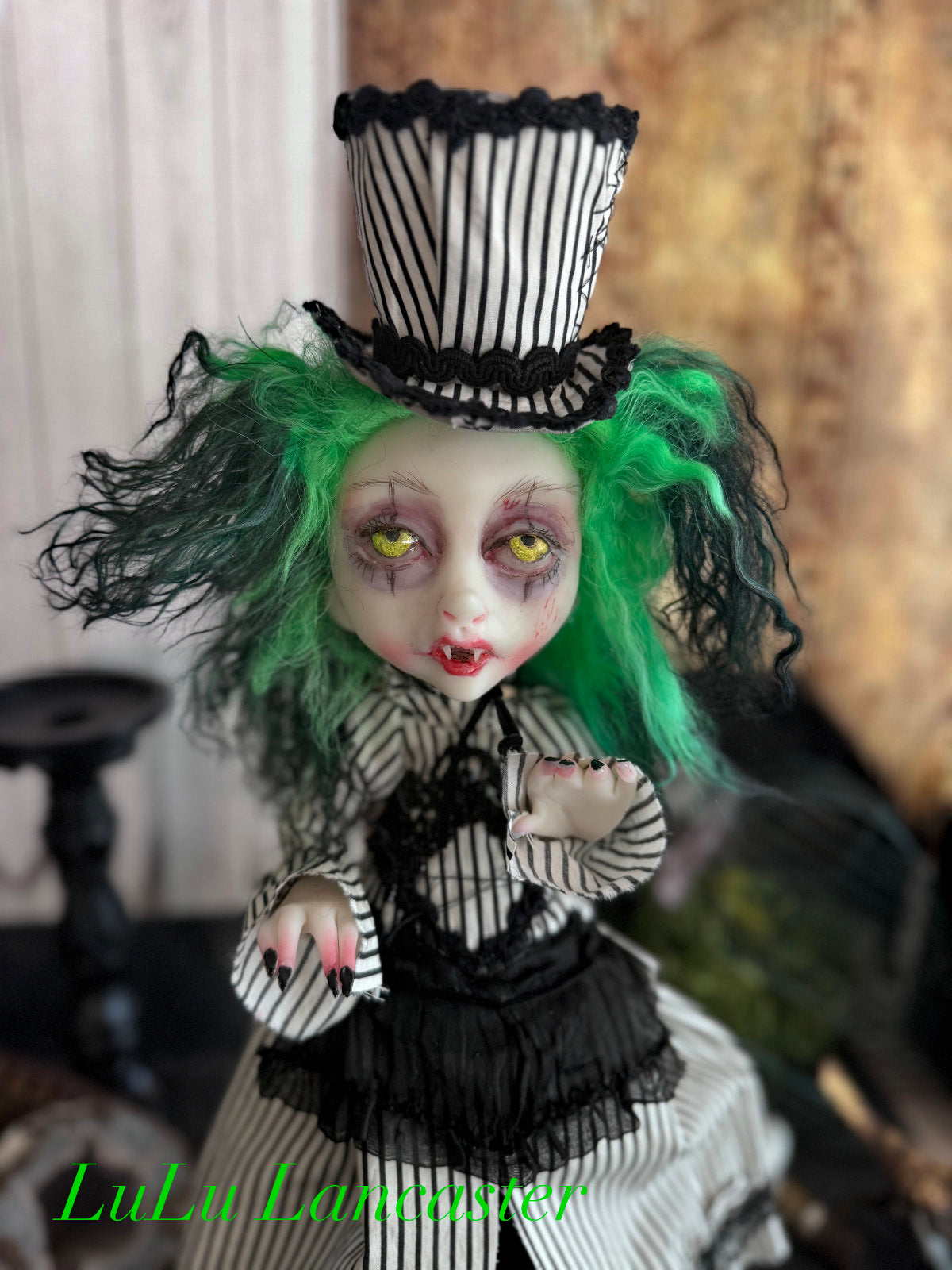 Gracie the Vampire Original LuLu Lancaster Art Doll