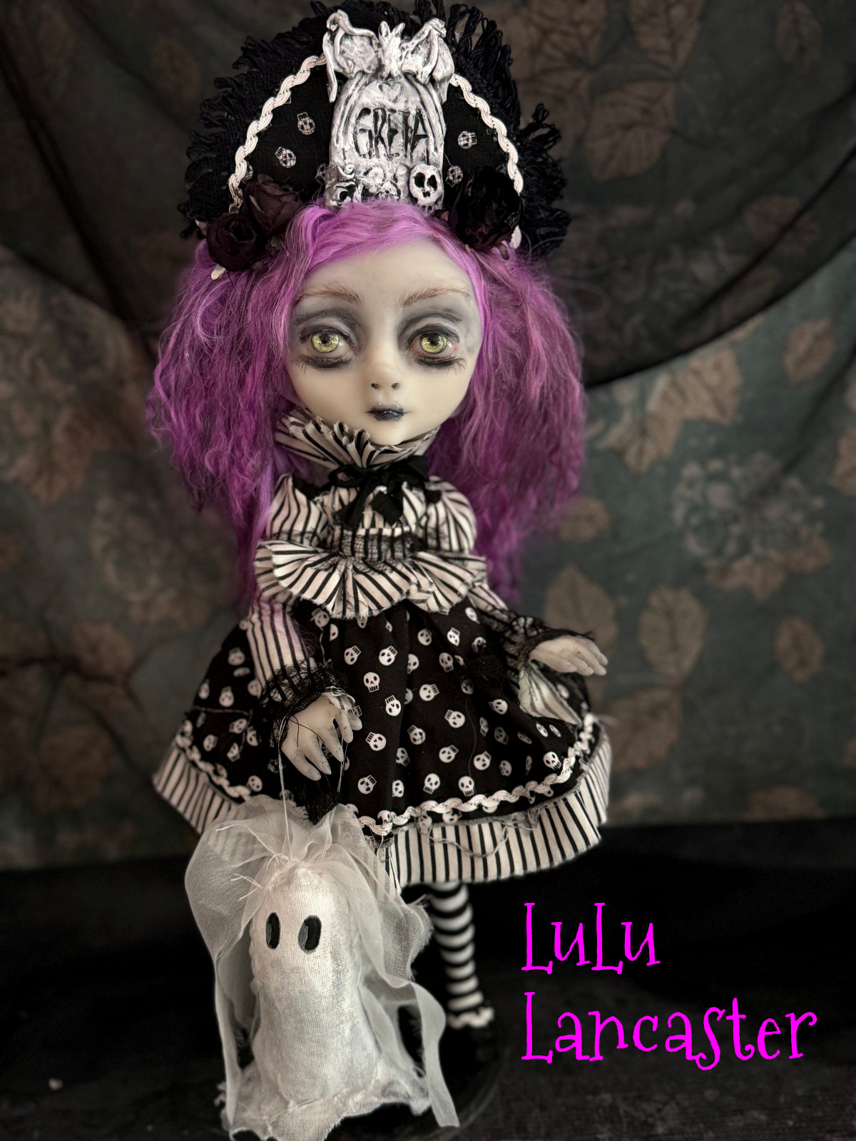 Graveyard Greta Goth Girl Original LuLu Lancaster Art Doll