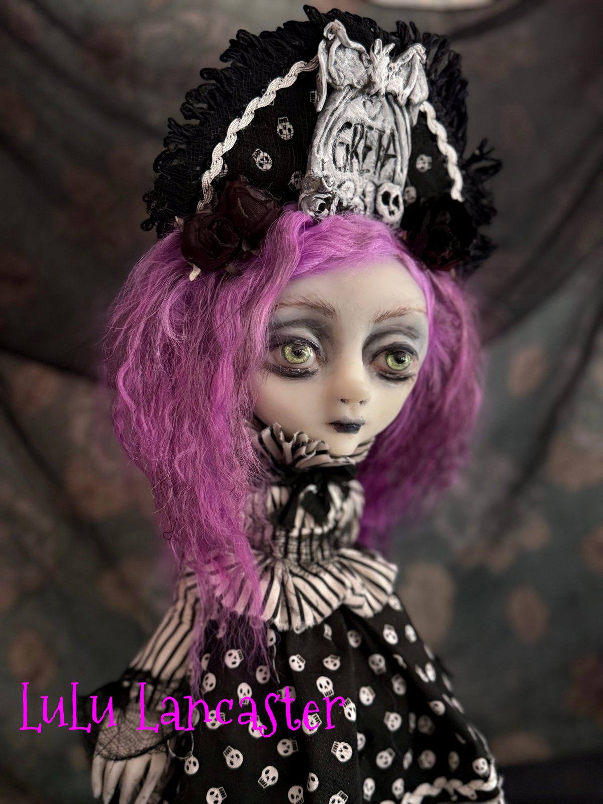 Graveyard Greta Goth Girl Original LuLu Lancaster Art Doll