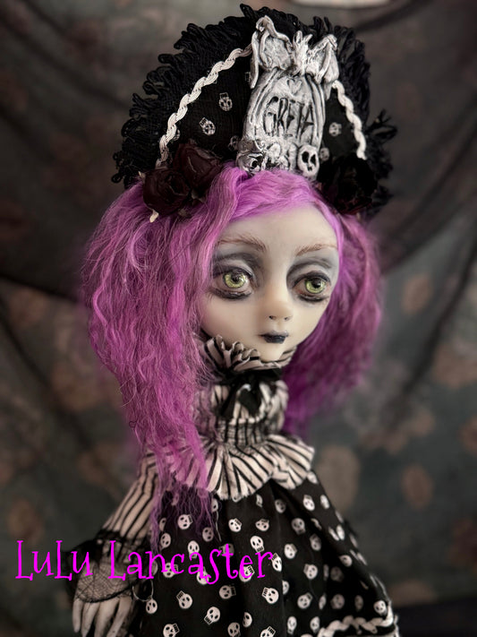 Graveyard Greta Goth Girl Original LuLu Lancaster Art Doll
