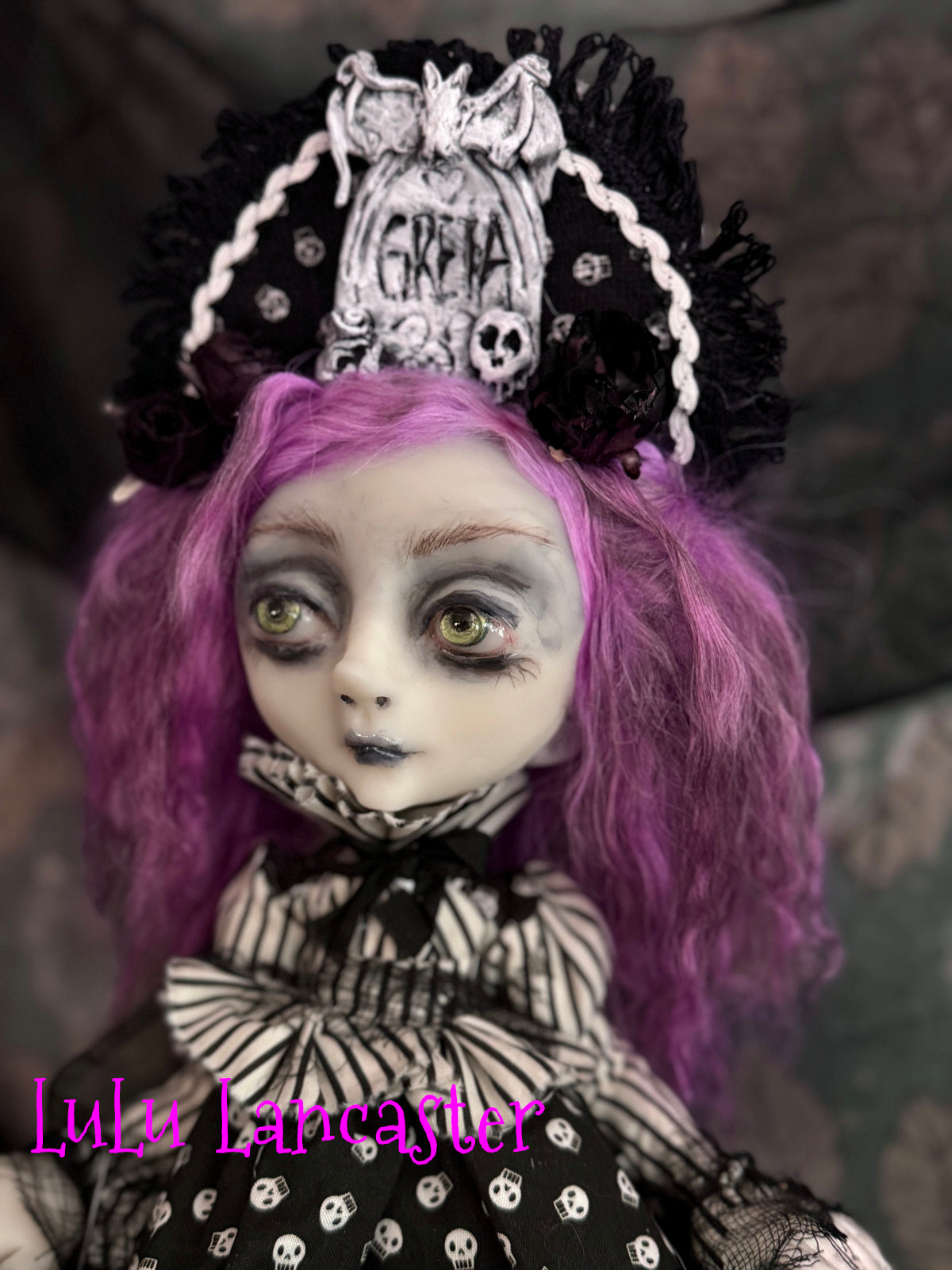 Graveyard Greta Goth Girl Original LuLu Lancaster Art Doll