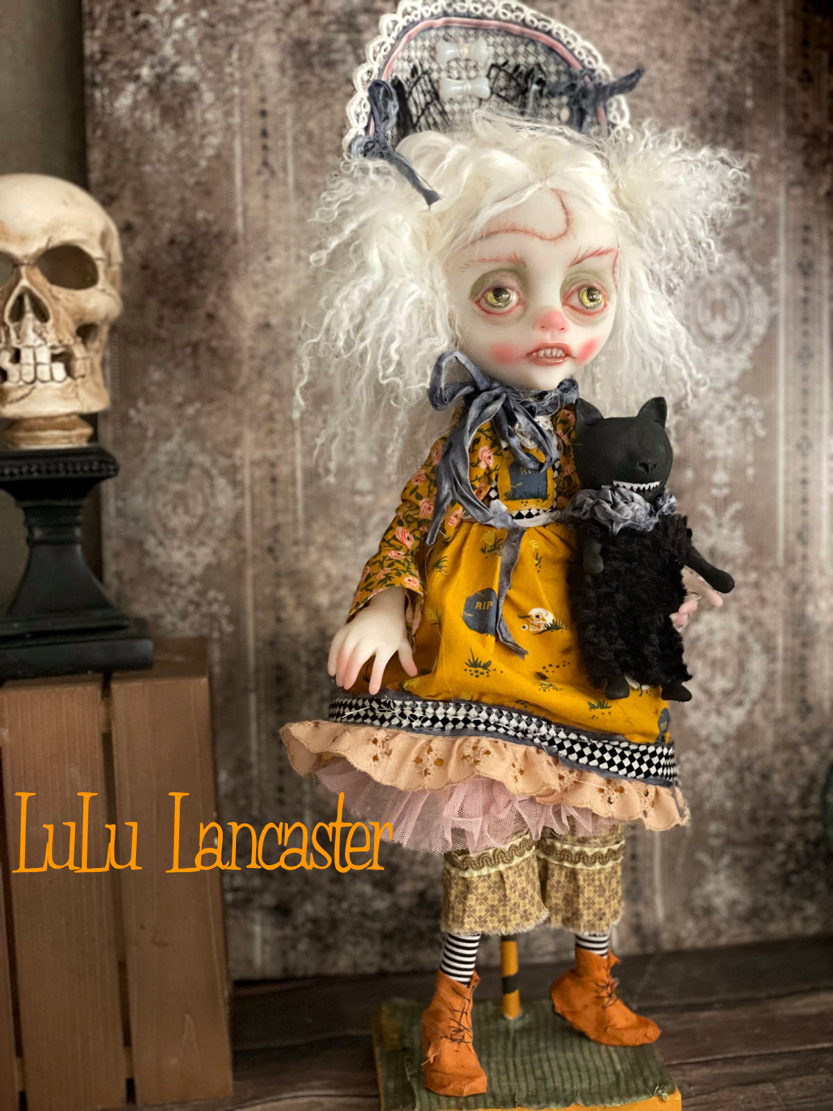 Gretchen Ghoulia Halloween Original LuLu Lancaster Art Doll