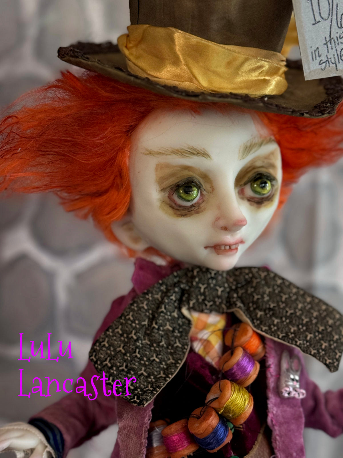 Mad Hatter Wonderland Original LuLu Lancaster Art Doll