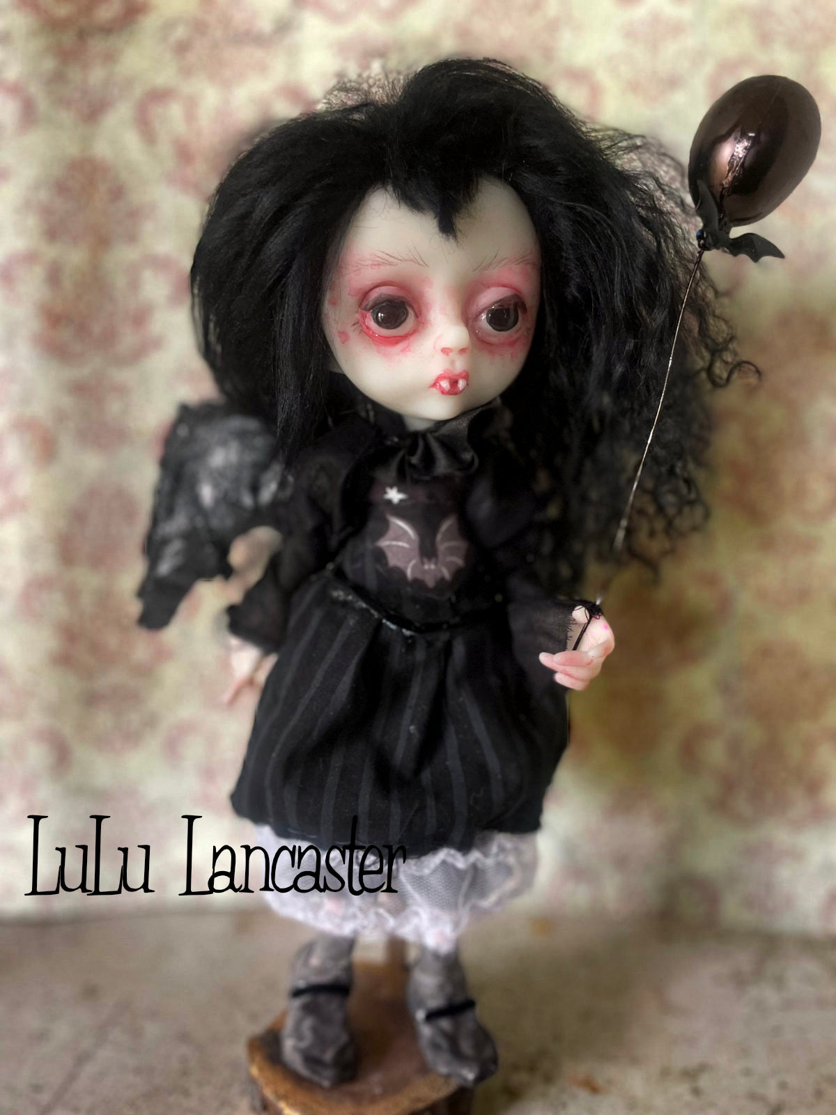 Jett Mini Vampire bat Goth Original LuLu Lancaster Art Doll