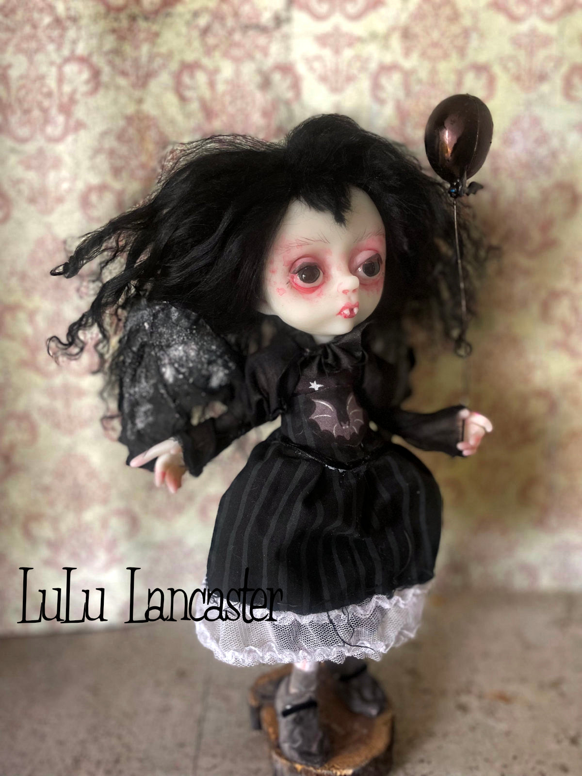 Jett Mini Vampire bat Goth Original LuLu Lancaster Art Doll