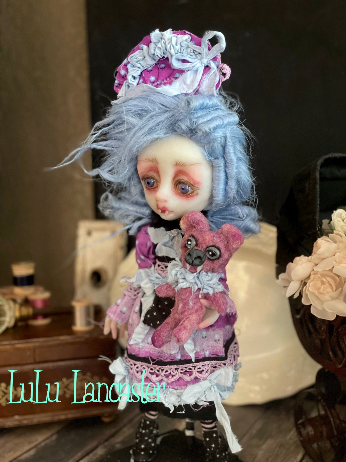Juliette Vampire Original LuLu Lancaster Halloween Art Dolls