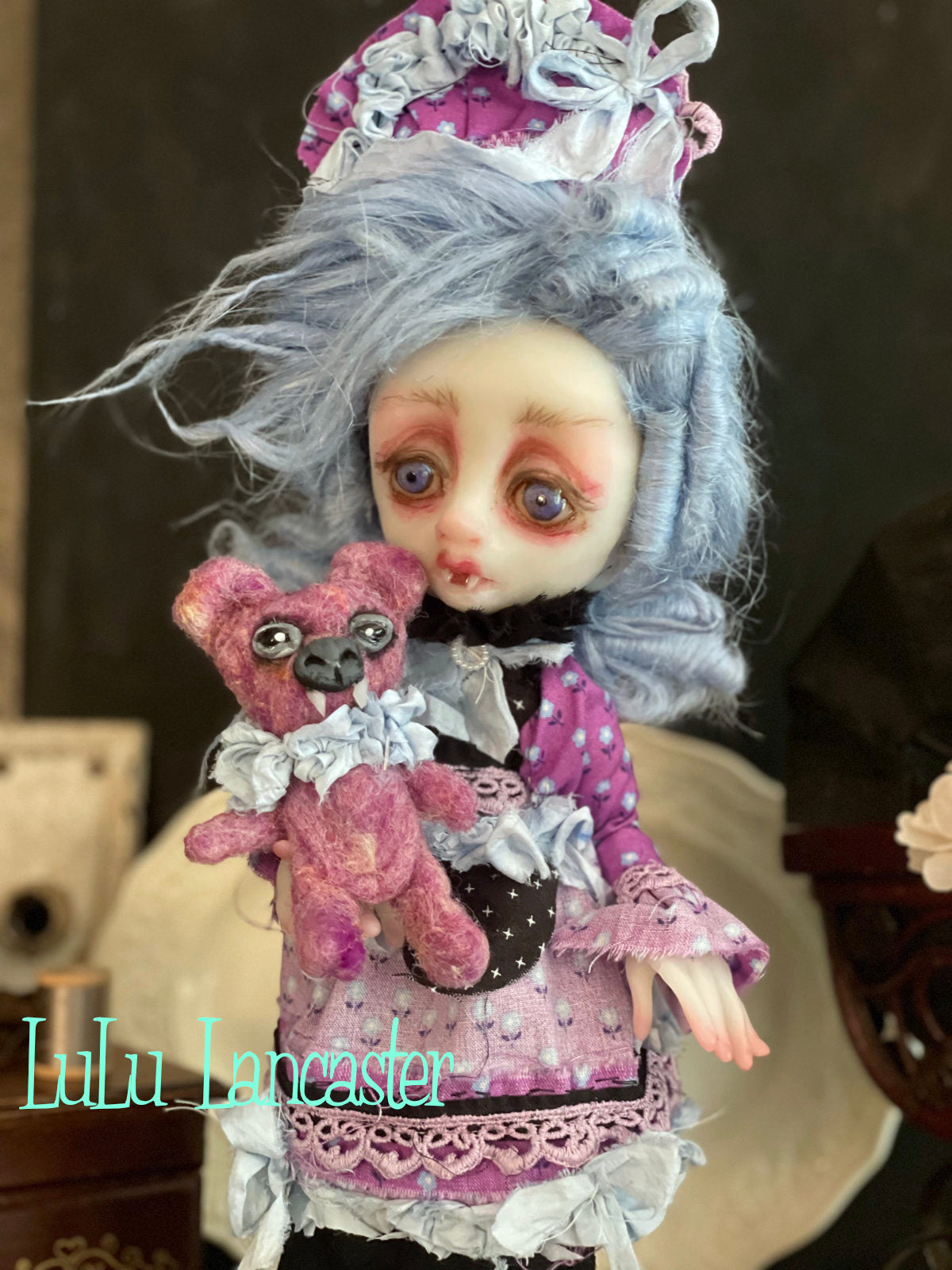 Juliette Vampire Original LuLu Lancaster Halloween Art Dolls