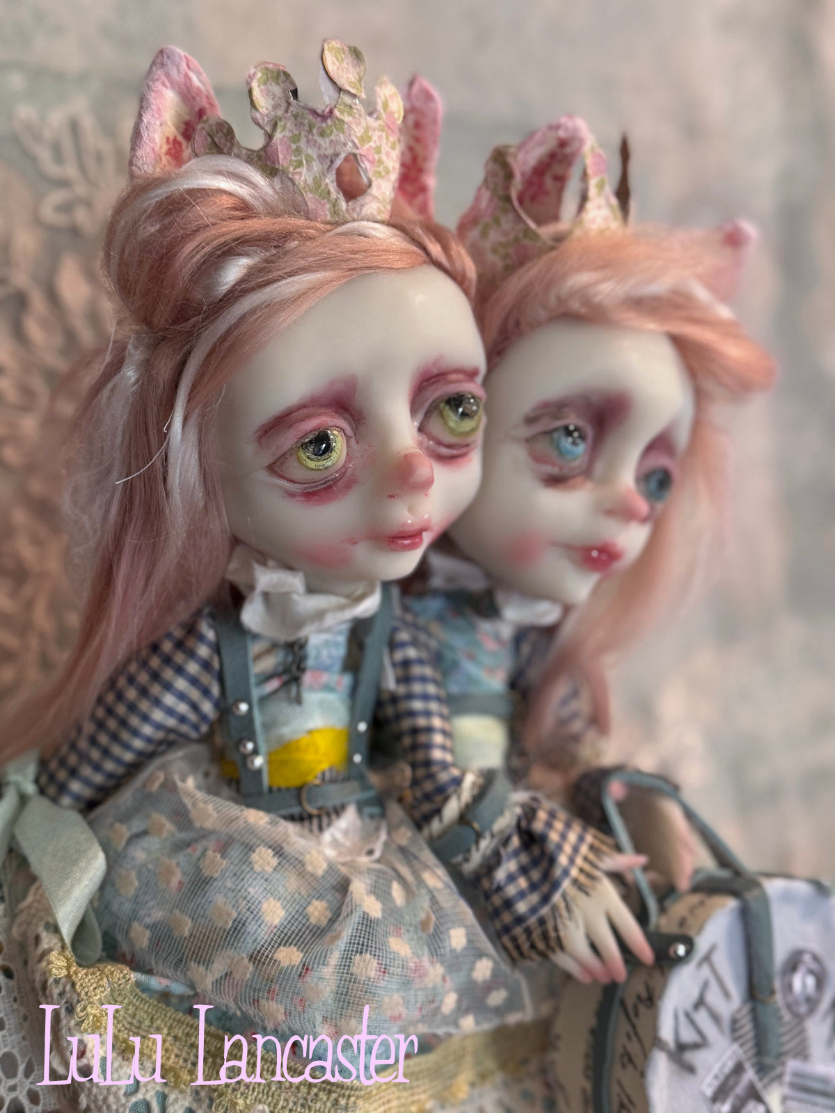 Kitt and Katt conjoined twins Original LuLu Lancaster Art Doll