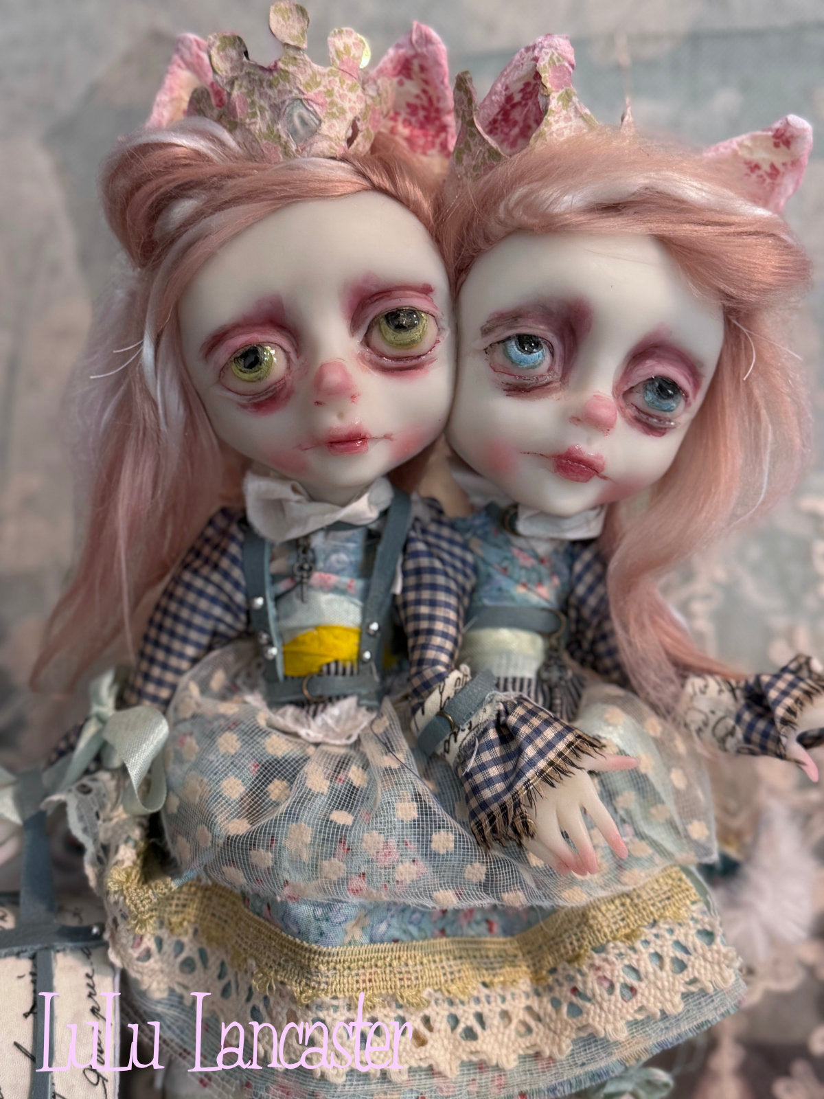 Kitt and Katt conjoined twins Original LuLu Lancaster Art Doll