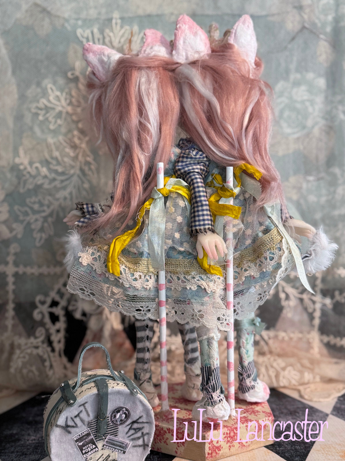 Kitt and Katt conjoined twins Original LuLu Lancaster Art Doll