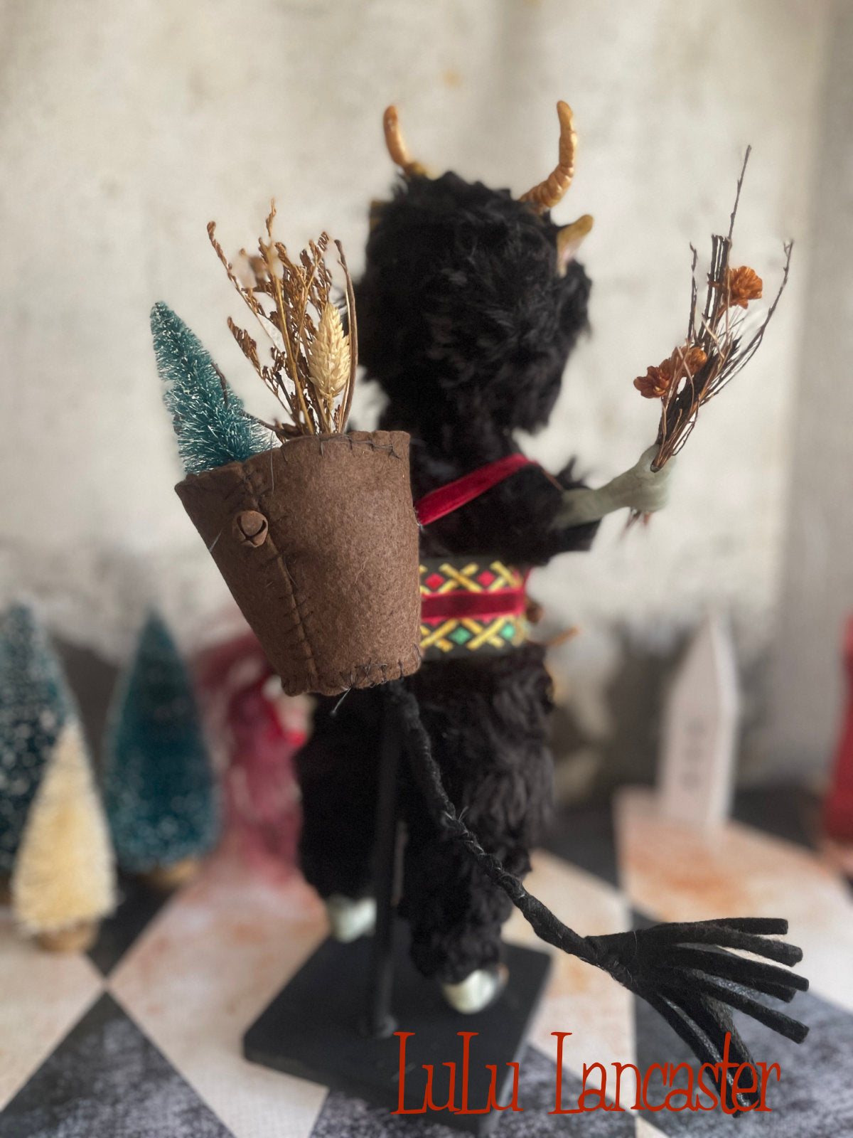 Krampus LuLu's Holiday Original LuLu Lancaster Art Doll