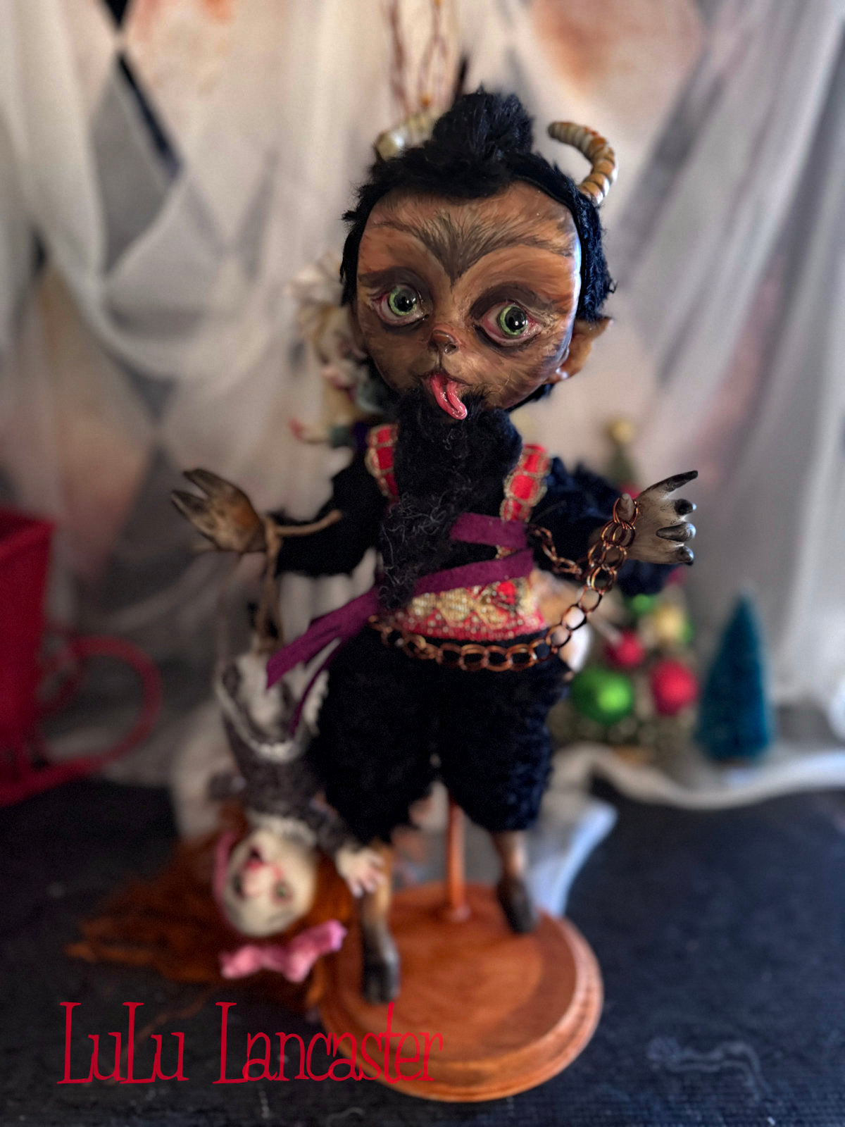 Krampus LuLu's Holiday Original LuLu Lancaster Art Doll