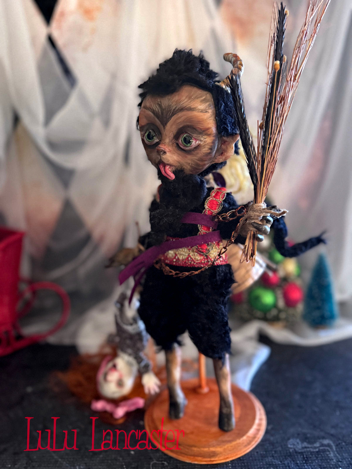 Krampus LuLu's Holiday Original LuLu Lancaster Art Doll