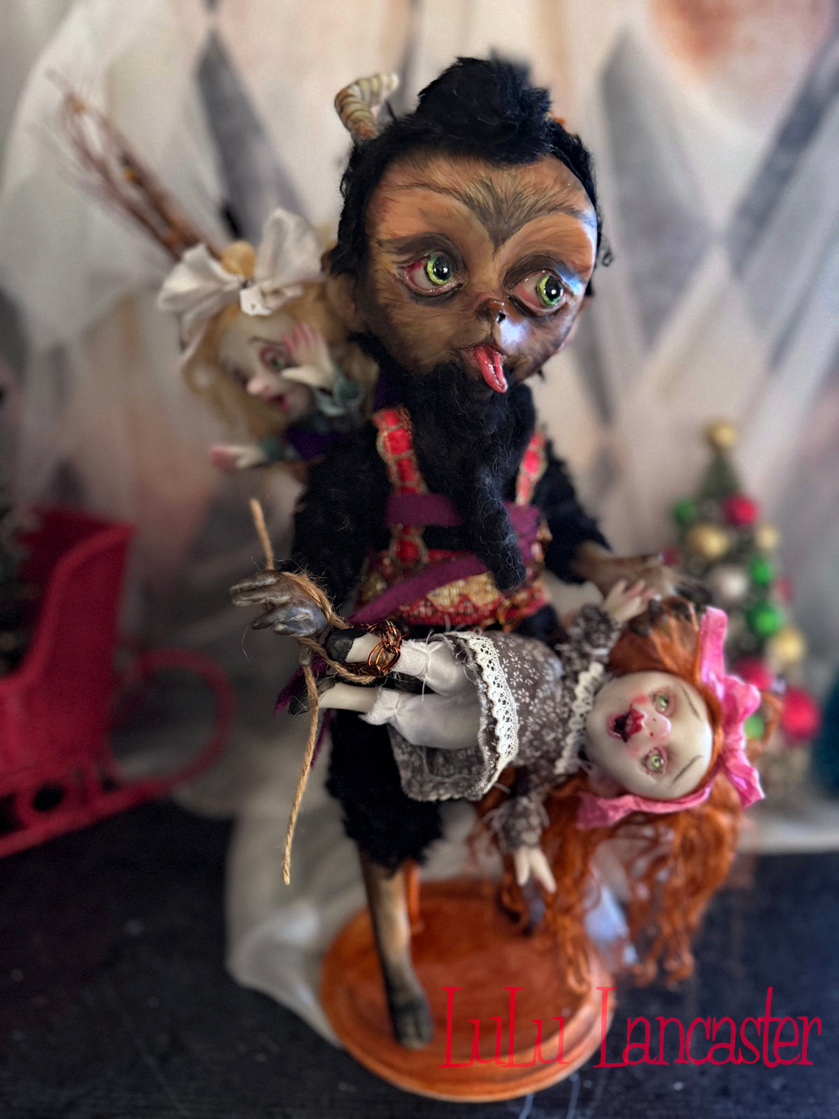 Krampus LuLu's Holiday Original LuLu Lancaster Art Doll