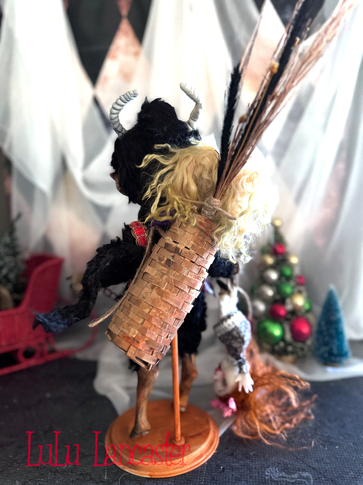 Krampus LuLu's Holiday Original LuLu Lancaster Art Doll