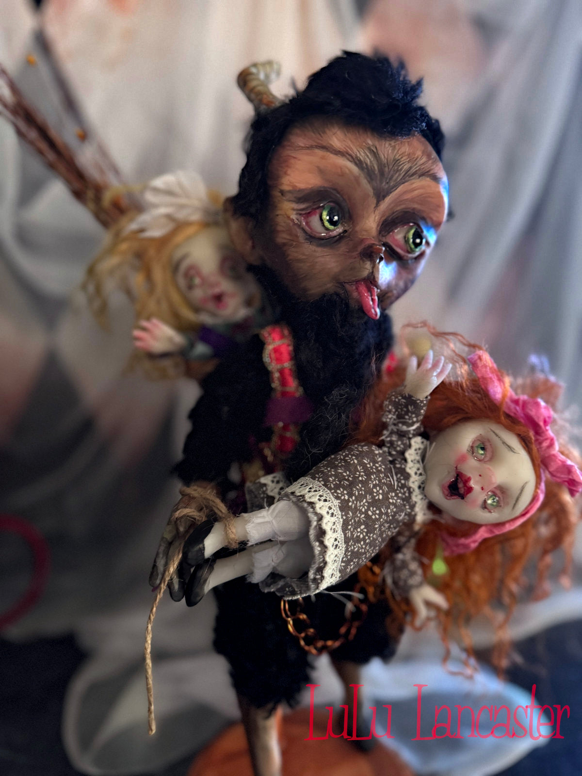 Krampus LuLu's Holiday Original LuLu Lancaster Art Doll