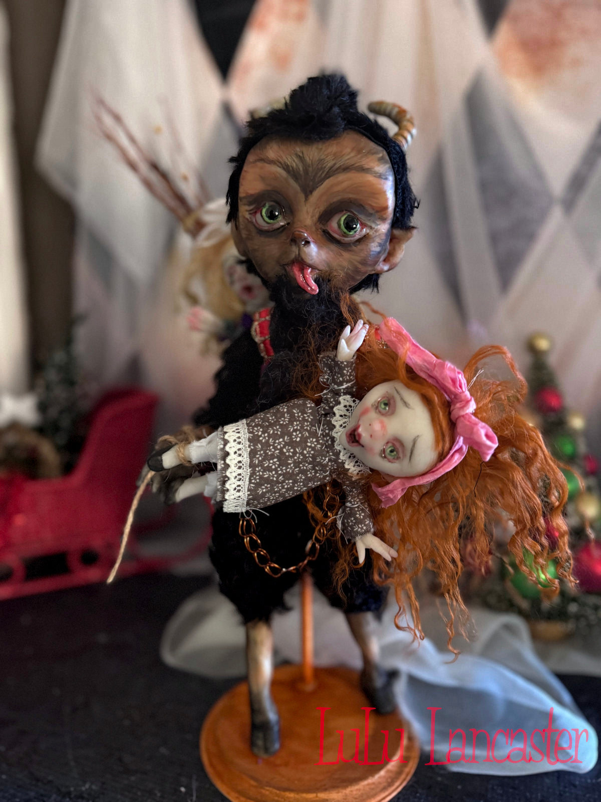 Krampus LuLu's Holiday Original LuLu Lancaster Art Doll