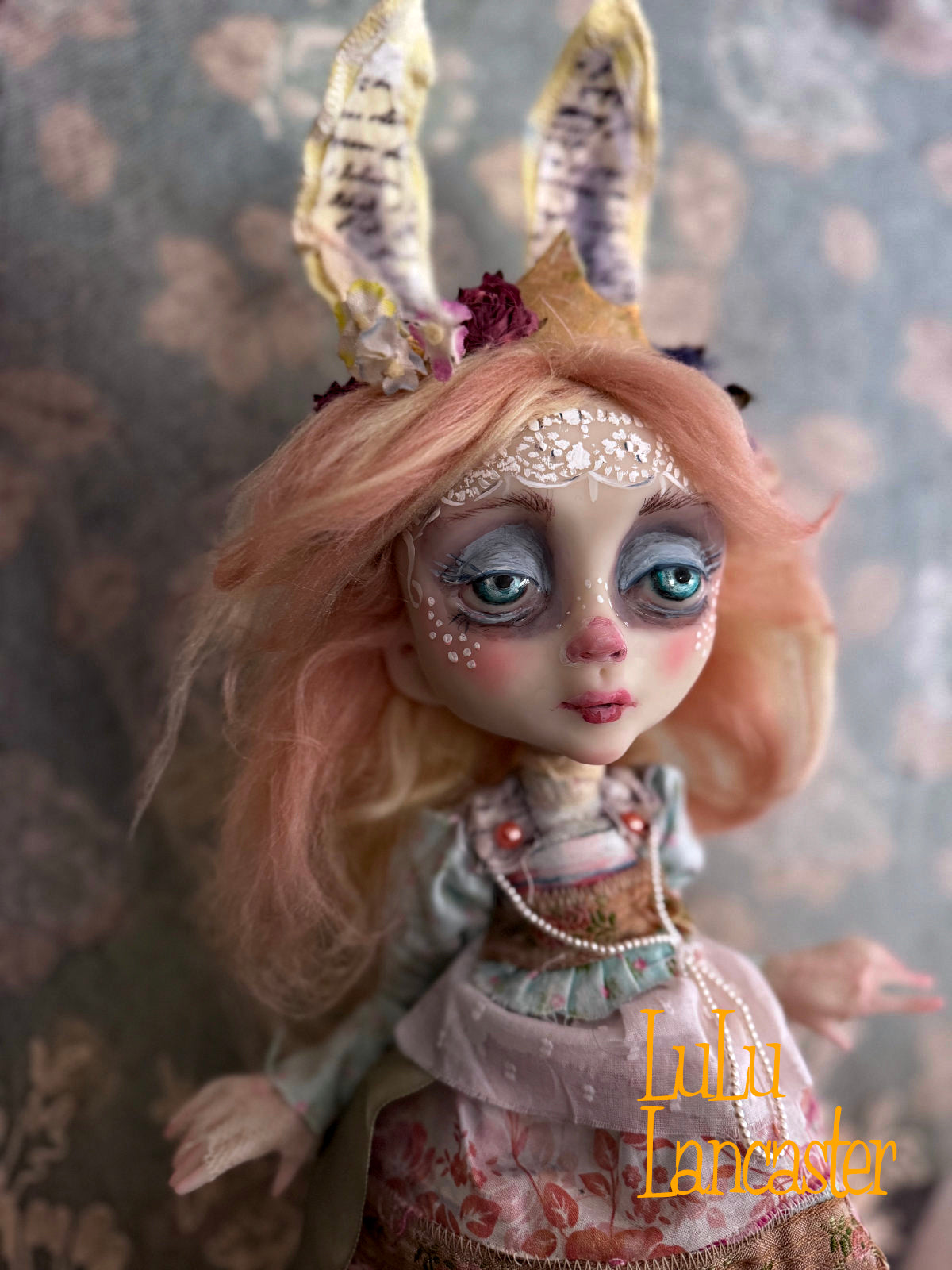 Lacey BunBun and Little Sprout  Original LuLu Lancaster Art Doll