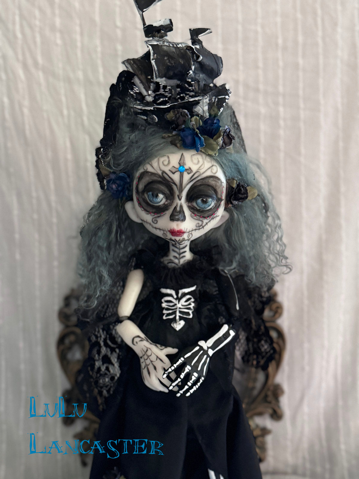 Laguna Day of the dead Original LuLu Lancaster Art Doll