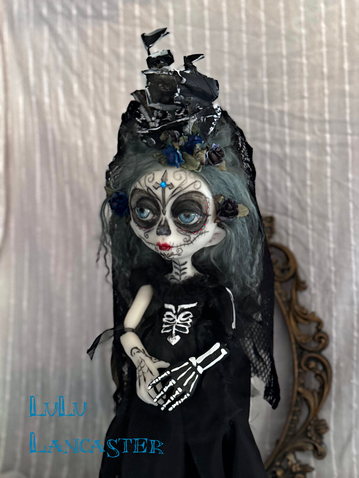 Laguna Day of the dead Original LuLu Lancaster Art Doll