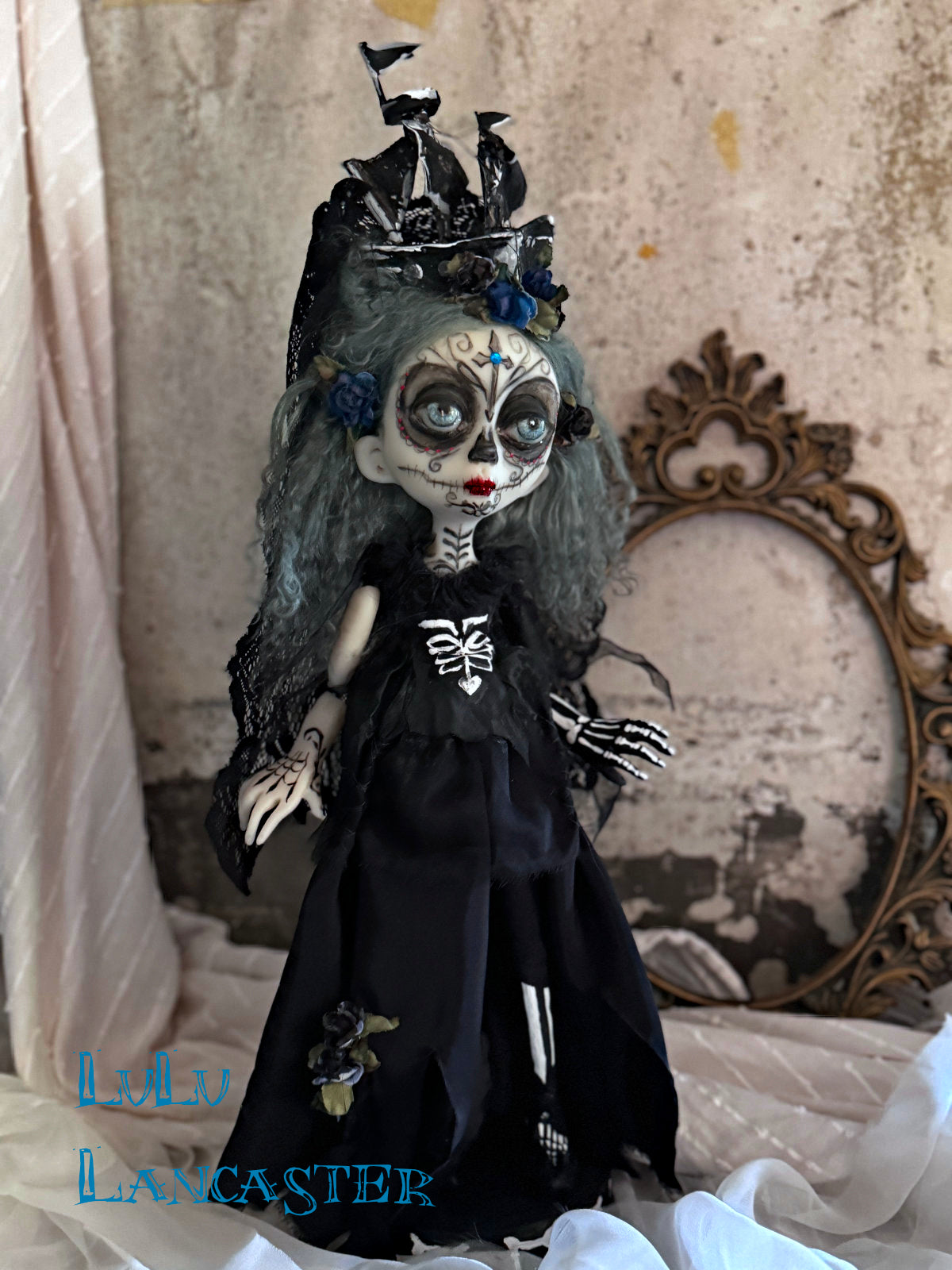 Laguna Day of the dead Original LuLu Lancaster Art Doll