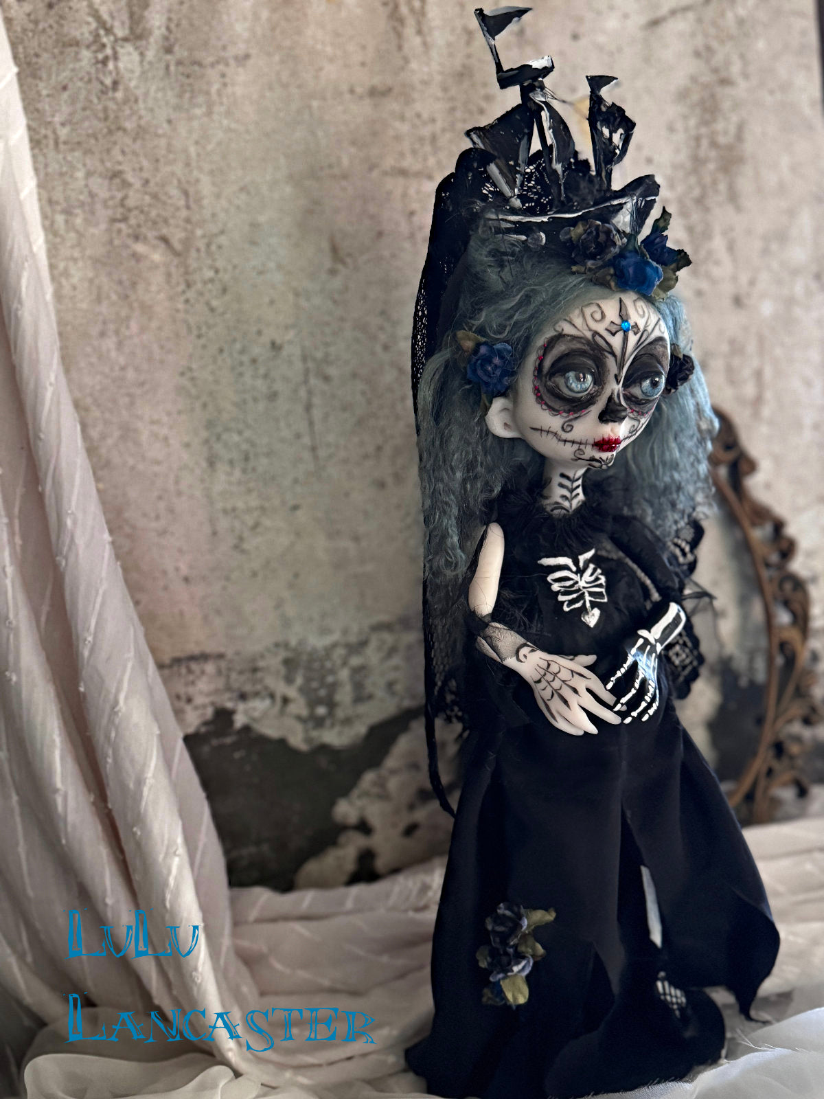 Laguna Day of the dead Original LuLu Lancaster Art Doll