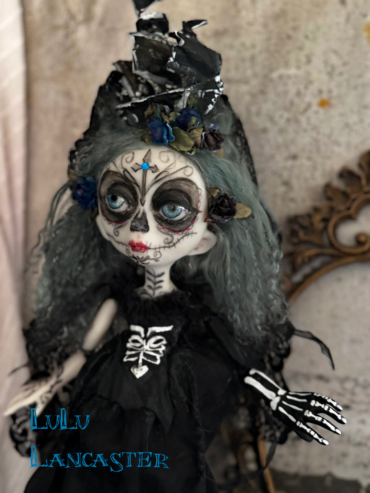 Laguna Day of the dead Original LuLu Lancaster Art Doll