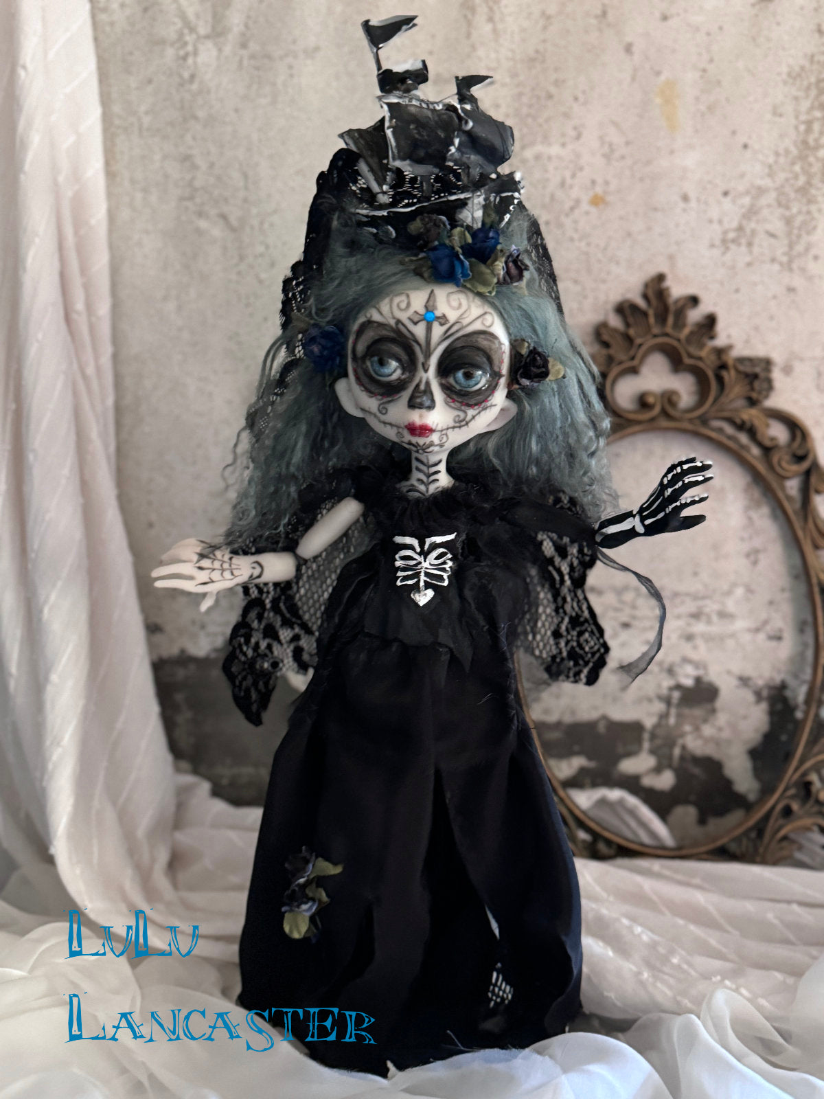 Laguna Day of the dead Original LuLu Lancaster Art Doll