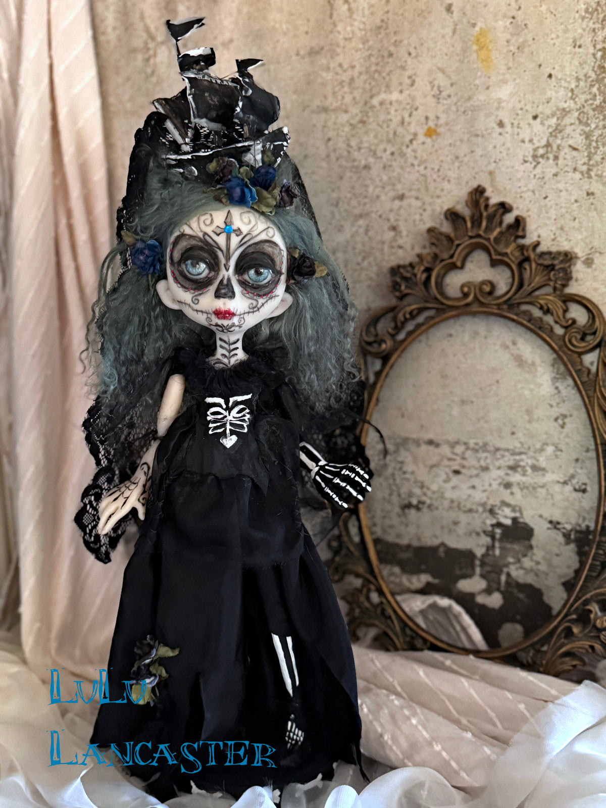 Laguna Day of the dead Original LuLu Lancaster Art Doll