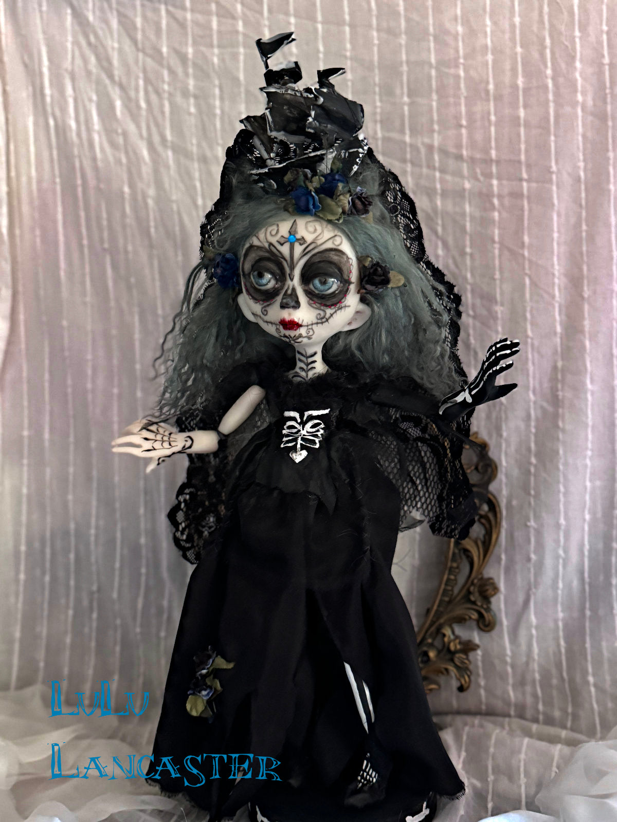 Laguna Day of the dead Original LuLu Lancaster Art Doll
