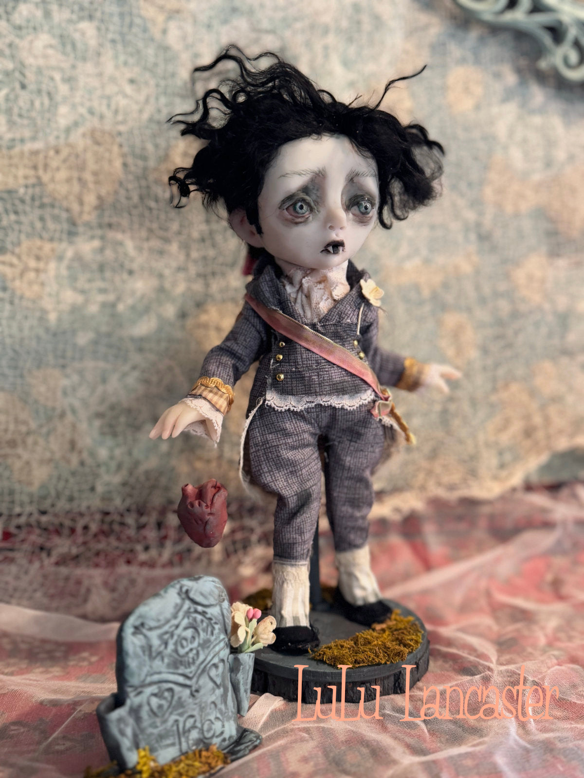 Little Lord Percival VonBite Valloween Vampire~ original Lulu Lancaster Art Doll