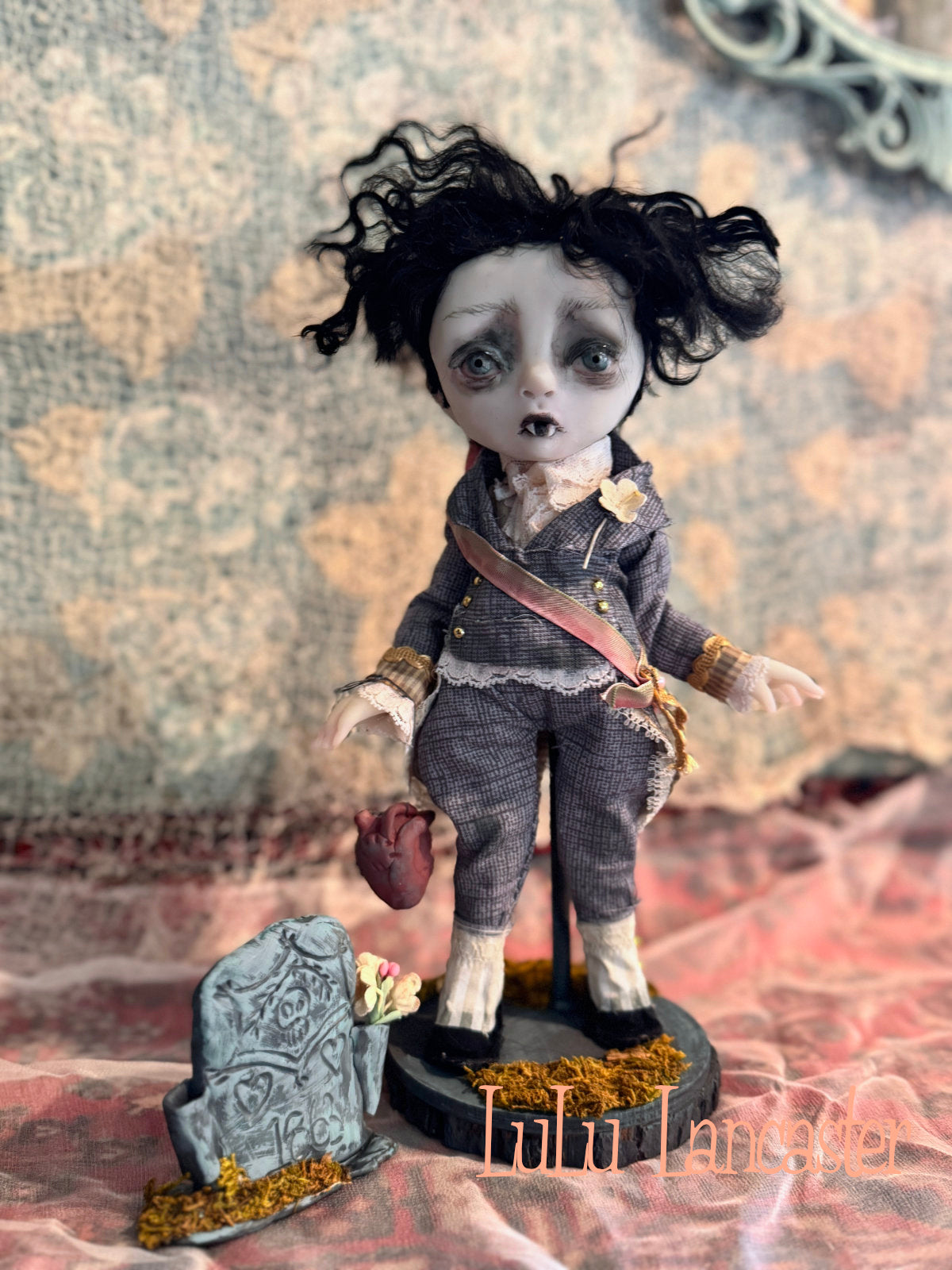 Little Lord Percival VonBite Valloween Vampire~ original Lulu Lancaster Art Doll