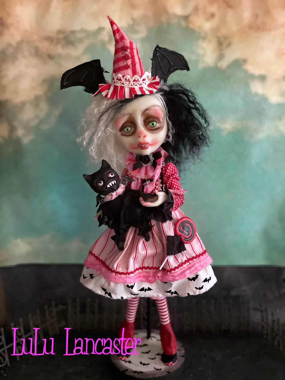 LolliCat Valloween ~Love Bites Original LuLu Lancaster Art Doll