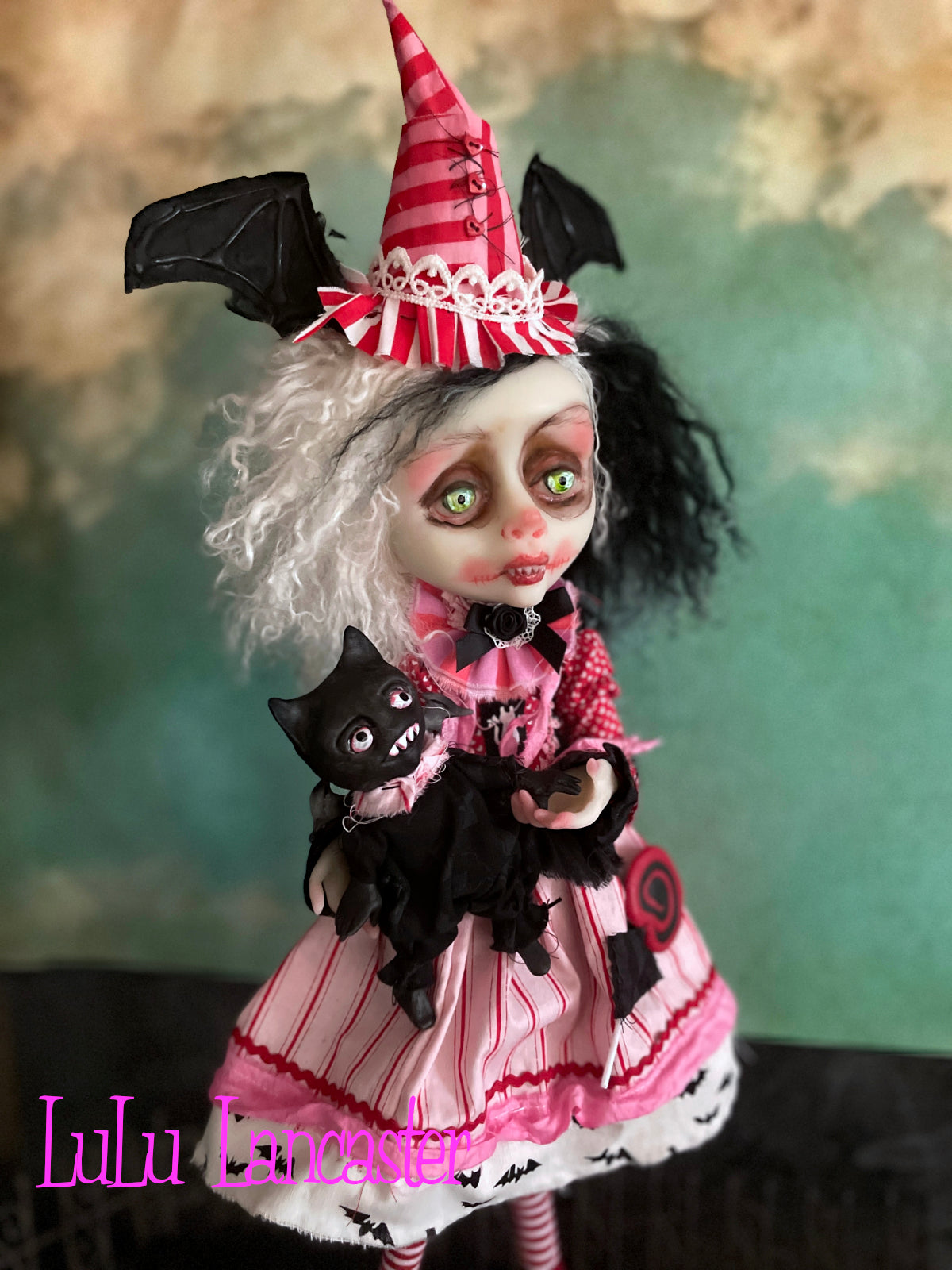LolliCat Valloween ~Love Bites Original LuLu Lancaster Art Doll