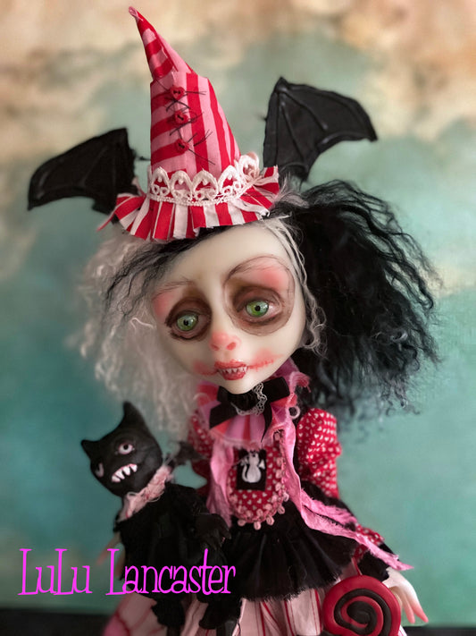 LolliCat Valloween ~Love Bites Original LuLu Lancaster Art Doll